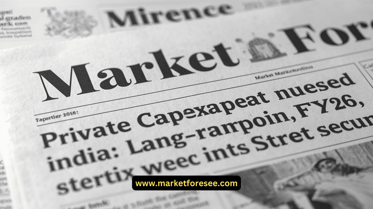 Private CapEx Growth to Remain Muted in FY26, but India’s Long-Term Investment Story Stays Intact